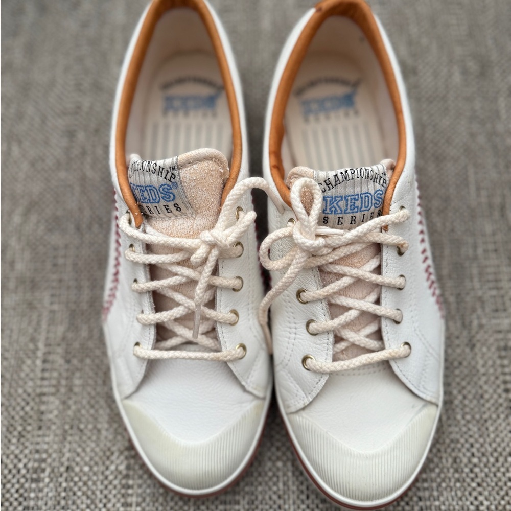 Keds Champion Pennant baseball-inspired Leather sneakers